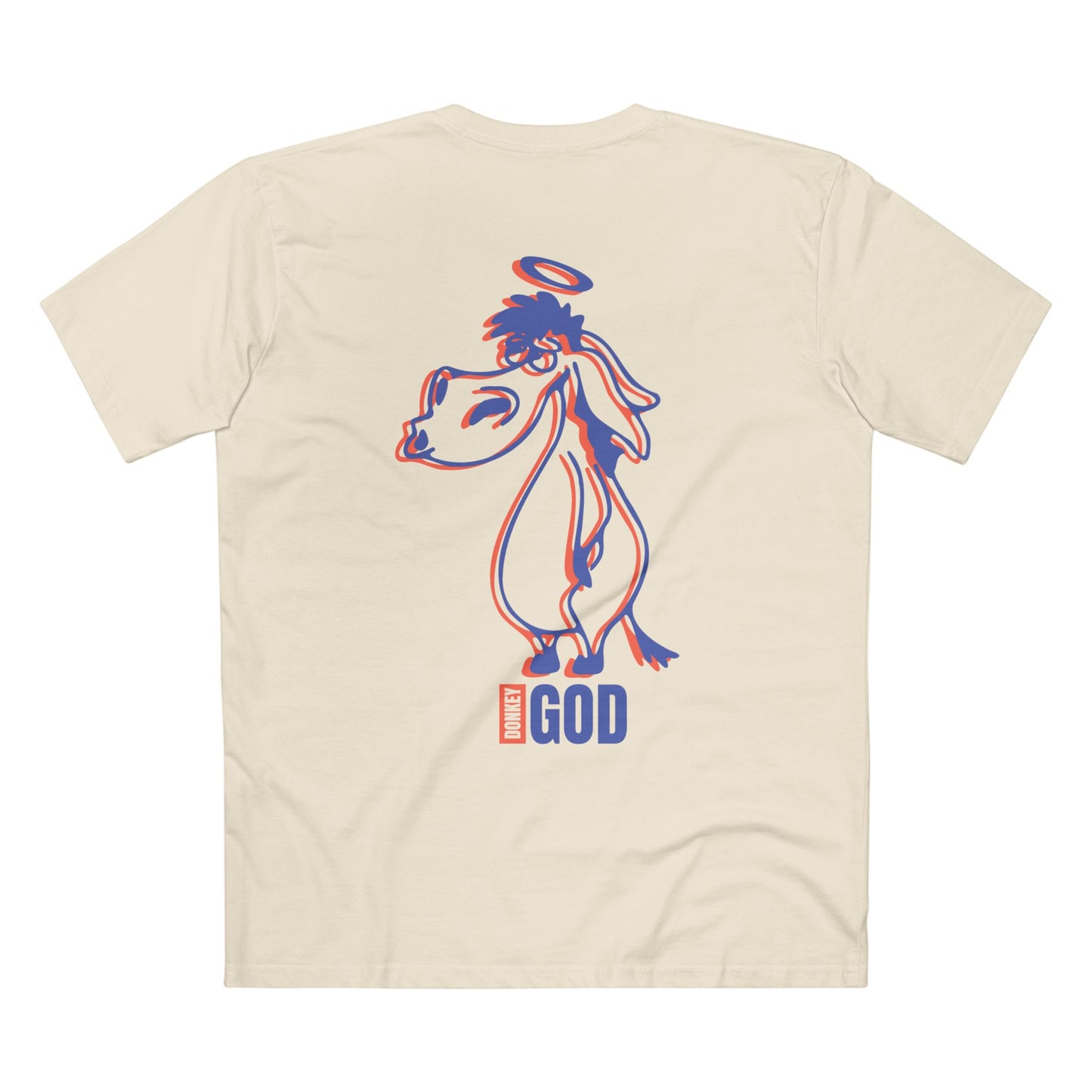 Men's 3D Donkey God Staple Tee