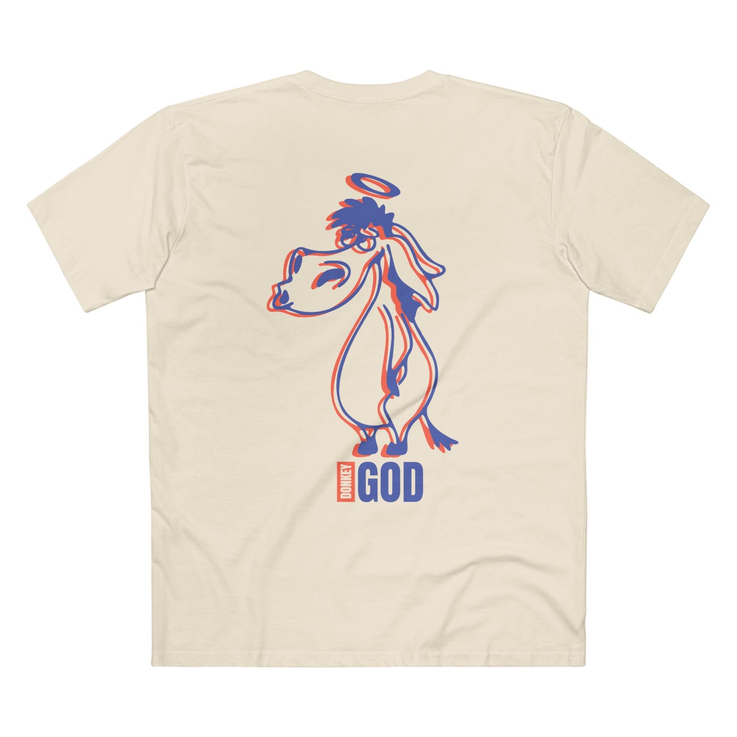 Men's 3D Donkey God Staple Tee